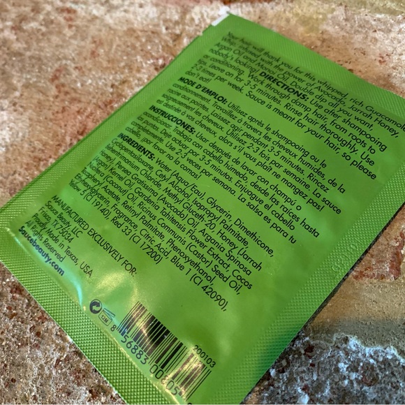 Sauce Beauty Hair 3 Sauce Beauty Avocado Deep Moisture Hair Mask